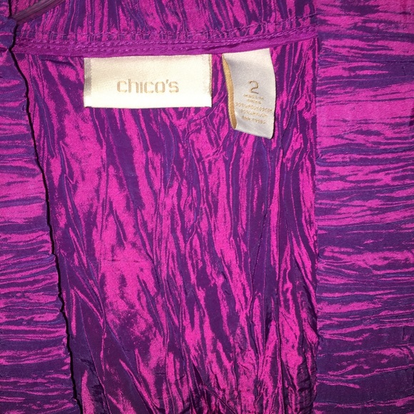 CHICO’S GORGEOUS STRETCHY JACKET BY CHICO’S SIZE 2 - Picture 2 of 4